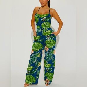 Baddie Tropical Jumpsuit